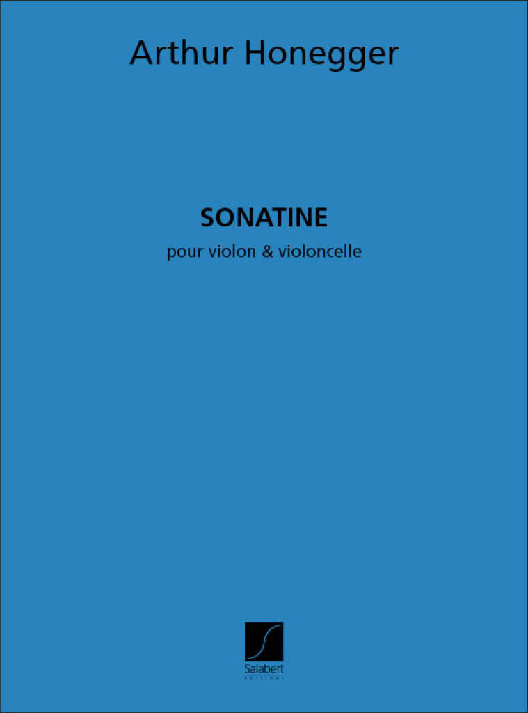 Honegger: Sonatine (arr. for violin & cello)