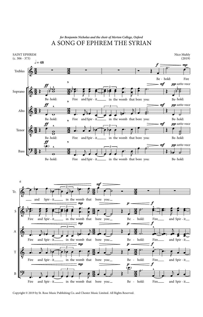 Muhly: A Song of Ephrem the Syrian