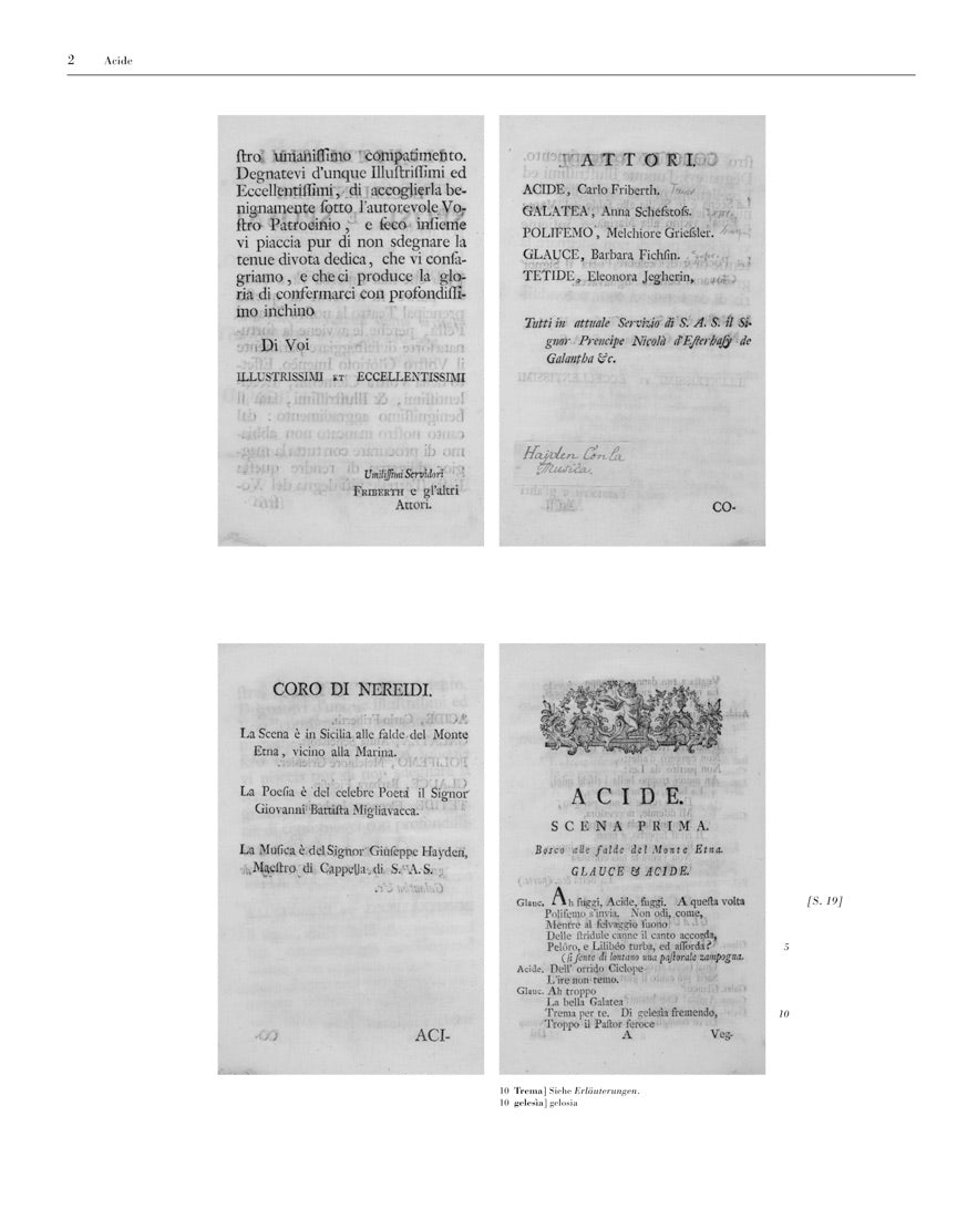 Haydn: Librettos of Operas