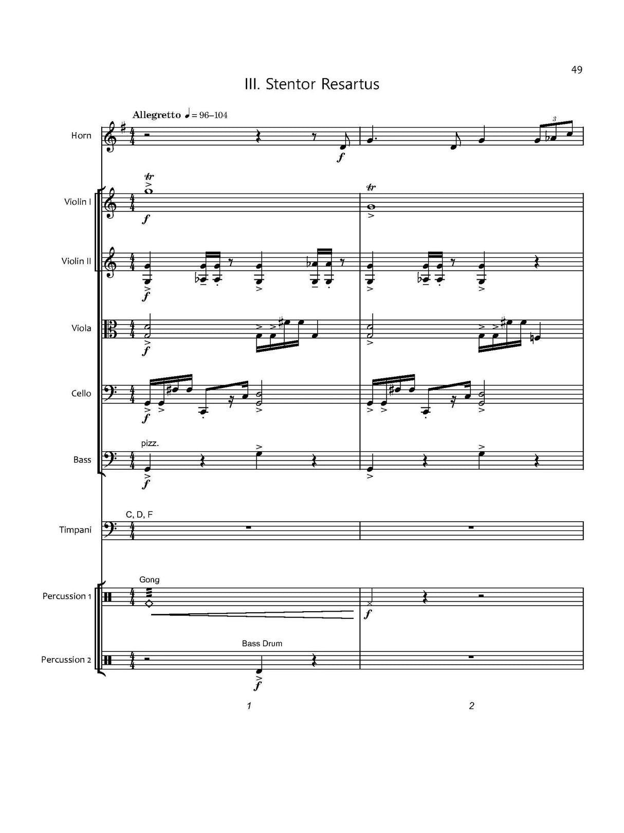 Moore: Music for Horn, Percussion and Strings