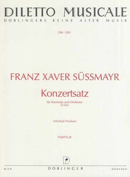 Süssmayr: Clarinet Concerto in D Major