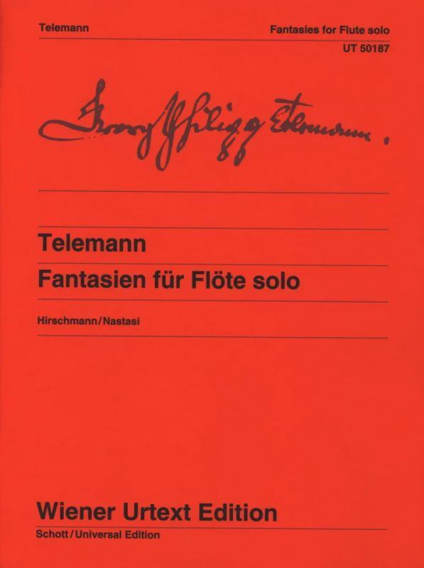Telemann: 12 Fantasias for Solo Flute, TWV 40:2-13