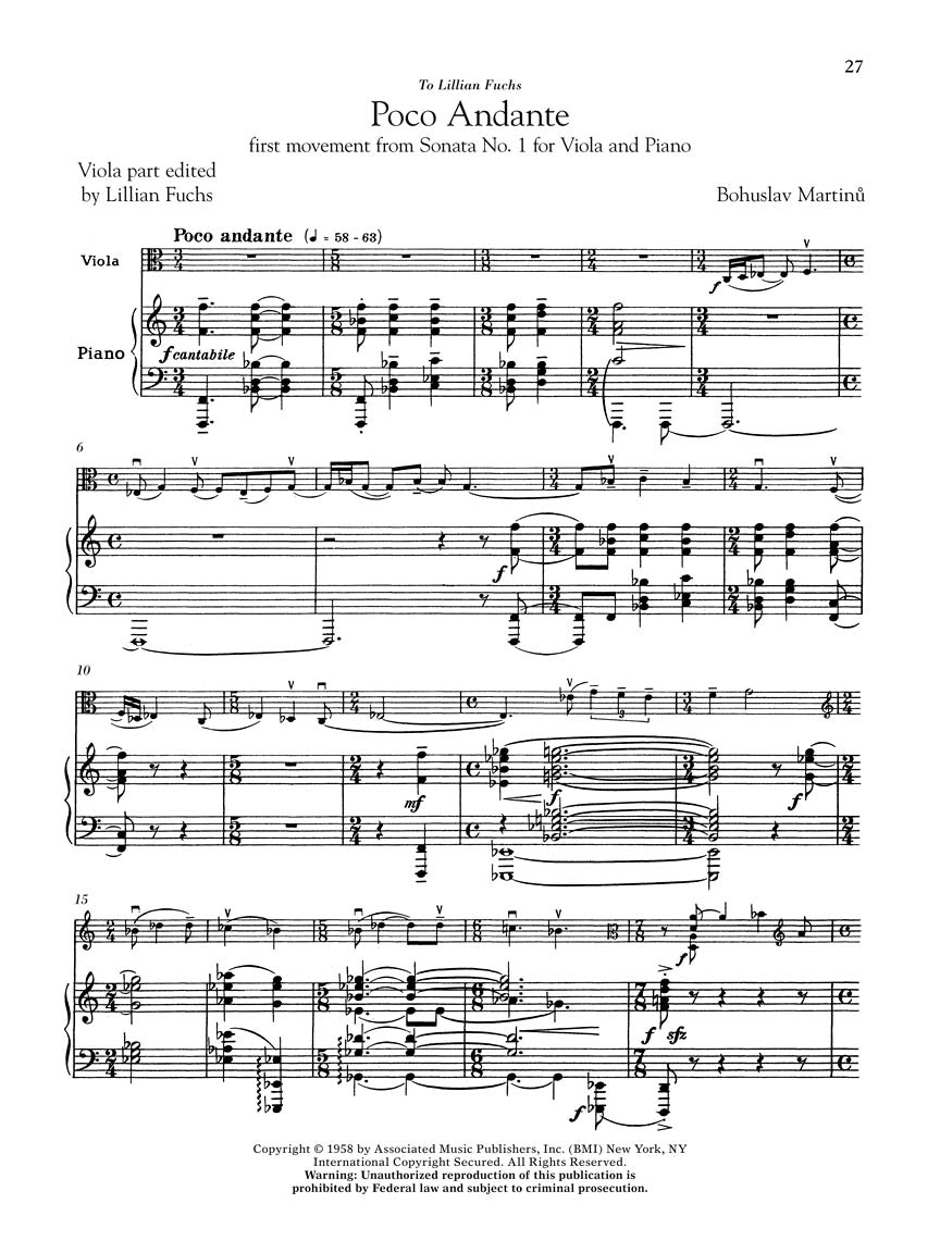 The G. Schirmer Viola Anthology