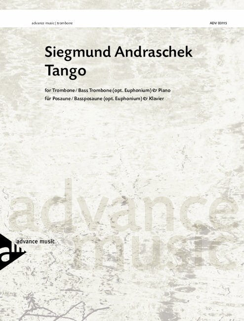 Andraschek: Tango (for trombone / bass trombone)