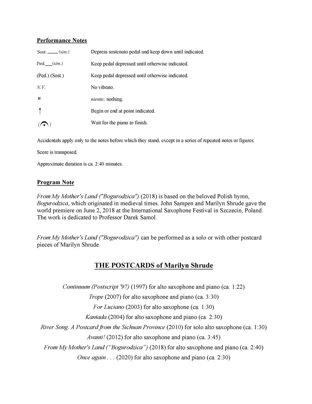 Shrude: From My Mother's Land