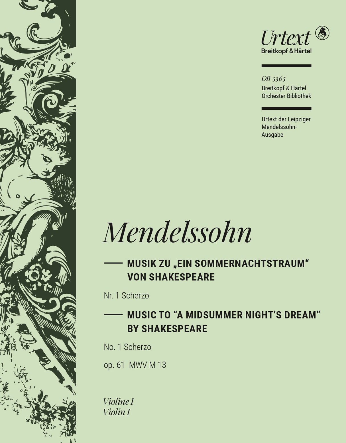 Mendelssohn: Scherzo from A Midsummer Night's Dream, MWV M 13, Op. 61
