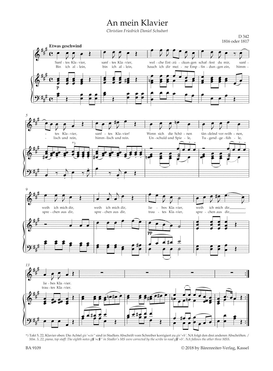 Schubert: Lieder - Volume 9