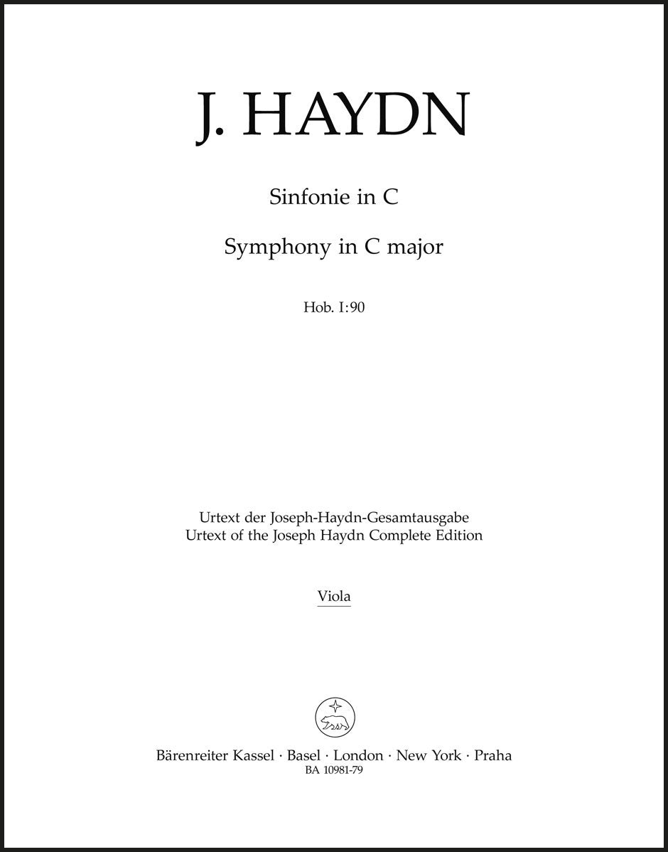 Haydn: Symphony in C Major, Hob. I:90