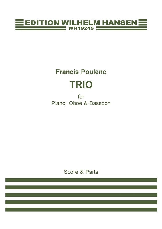 Poulenc: Trio for Piano, Oboe and Bassoon