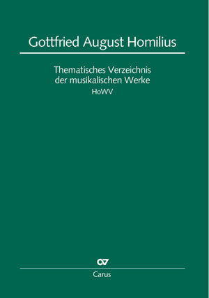 Homilius: Thematic Catalog of Musical Works (HoWV)