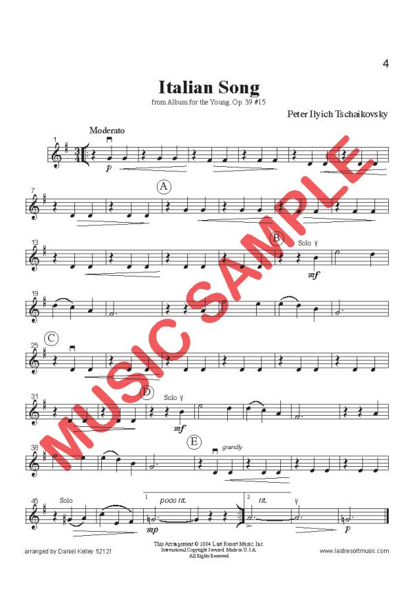 Intermediate Music for Three - Volume 1
