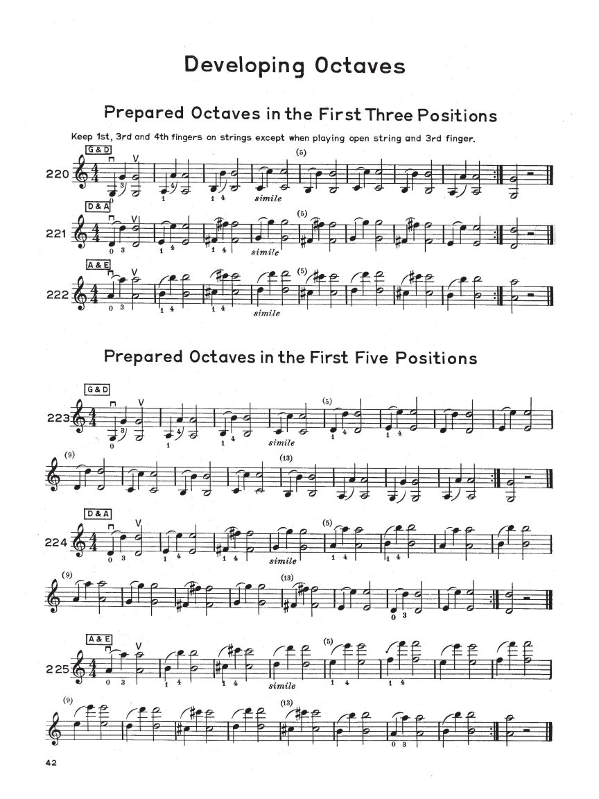 Developing Double Stops for Violin