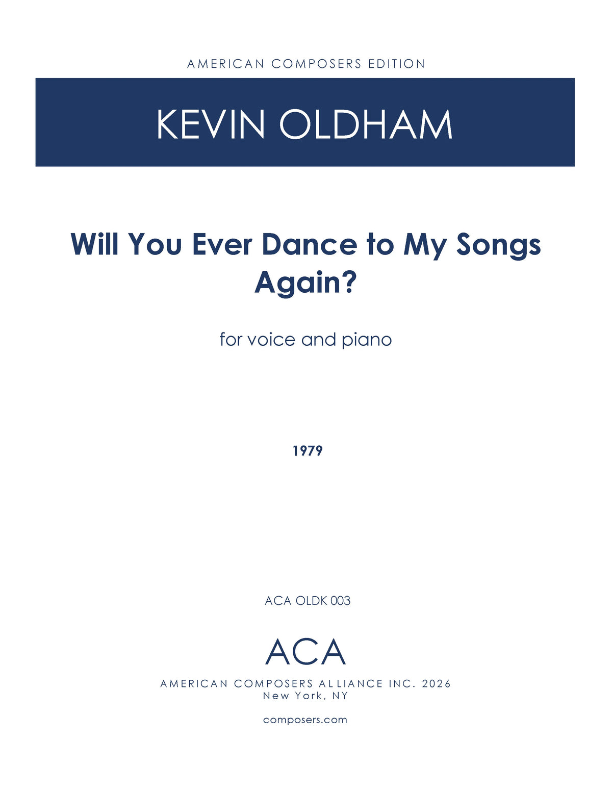 Oldham: Will You Ever Dance to My Songs Again