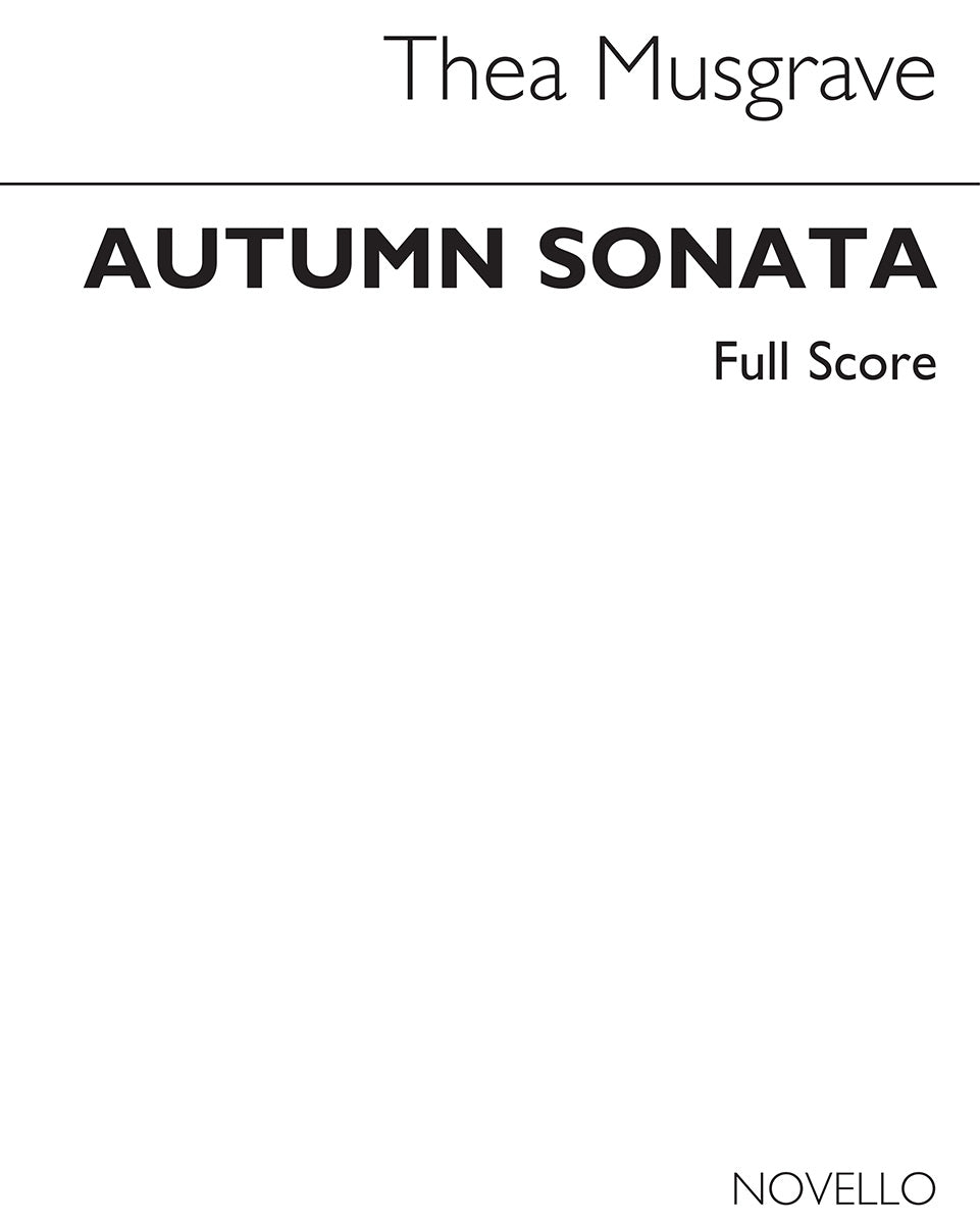 Musgrave: Autumn Sonata
