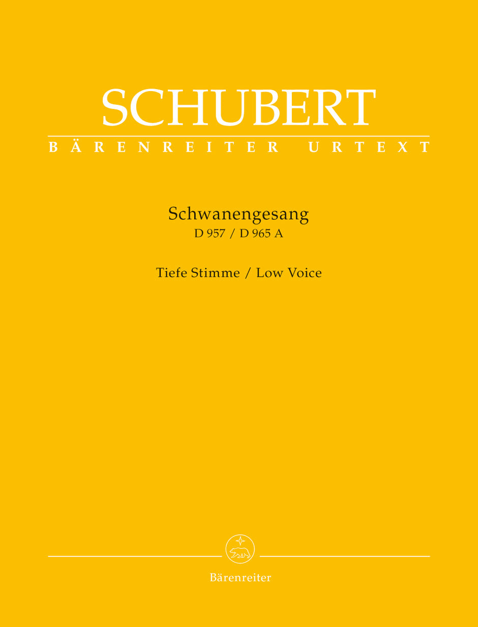 Schubert: Schwanengesang, D 957