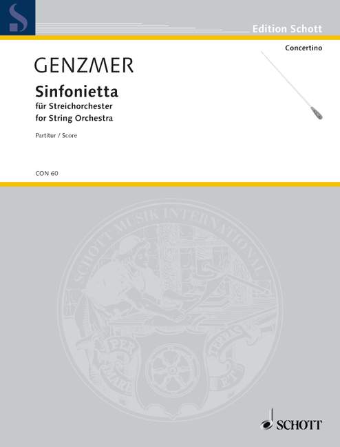Genzmer: Sinfonietta No. 1, GeWV 106
