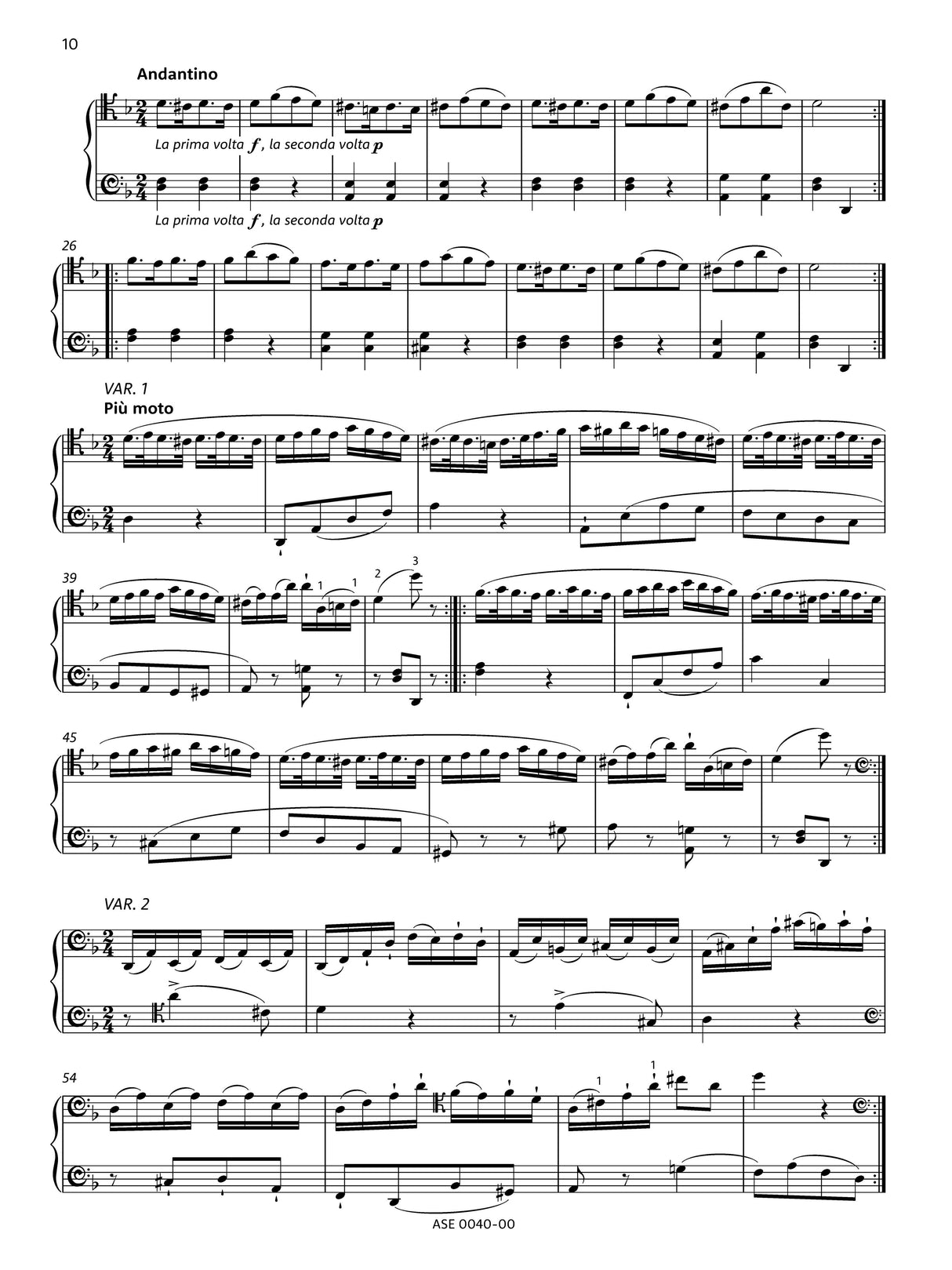 Dotzauer: Aria Russa con 20 Variazioni, Op. 32