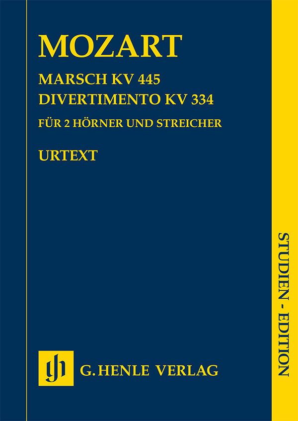 Mozart: March, K. 445 & Divertimento, K. 334