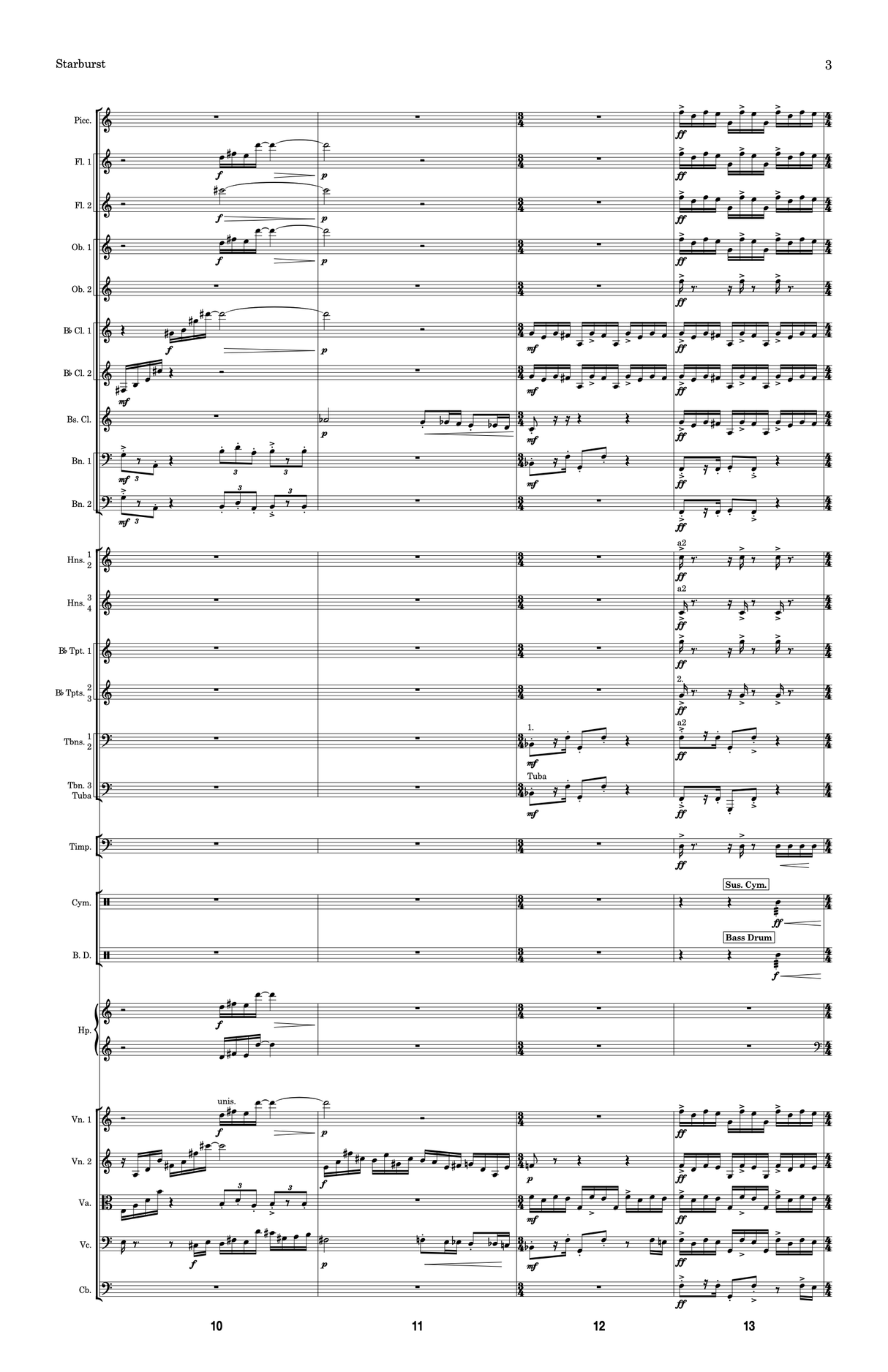 Montgomery: Starburst (arr. for orchestra)