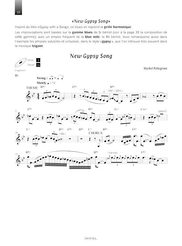 Pellegrino: La clarinette jazz manouche