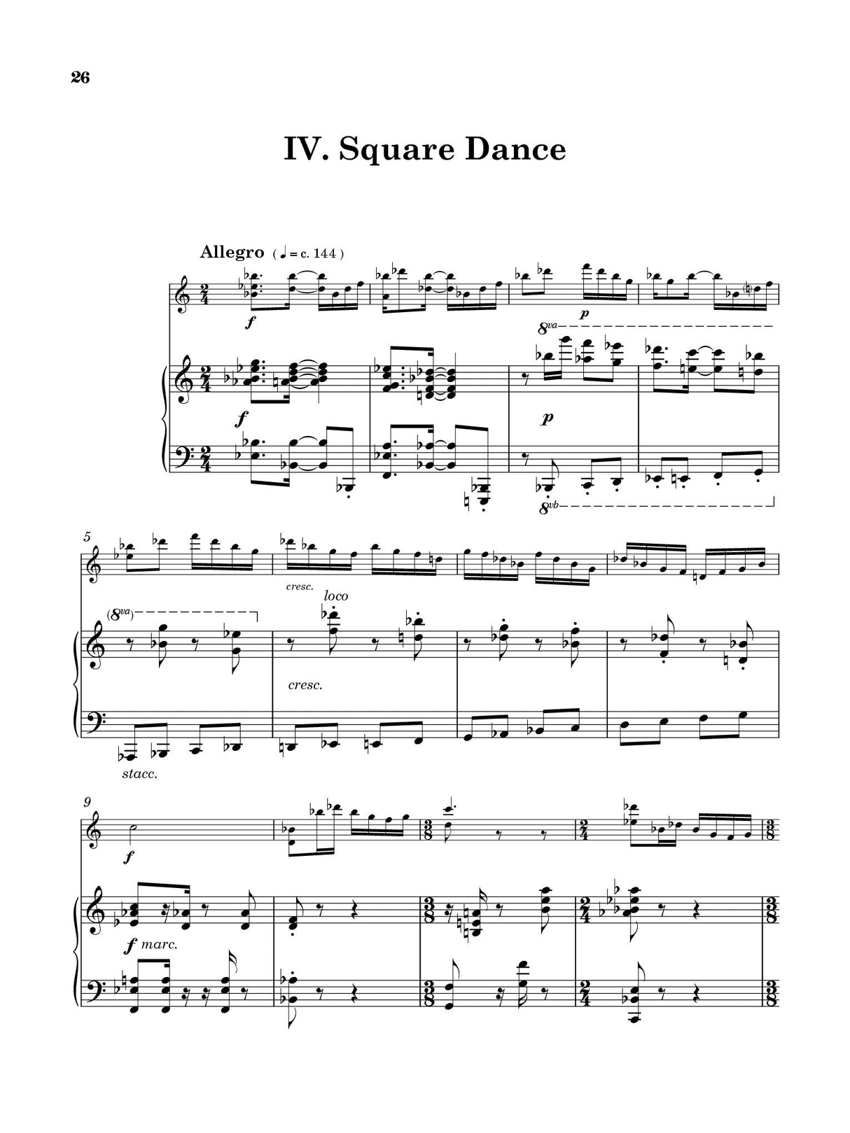 Schoenfeld: 4 Souvenirs