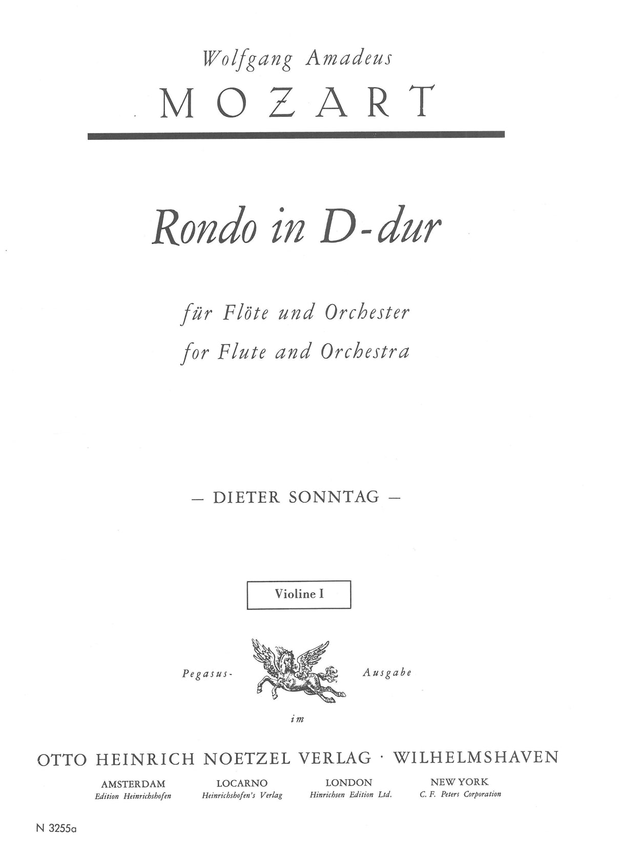 Mozart: Rondo in D Major, K.Anh. 184