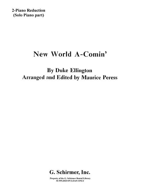 Ellington: New World A-Comin'