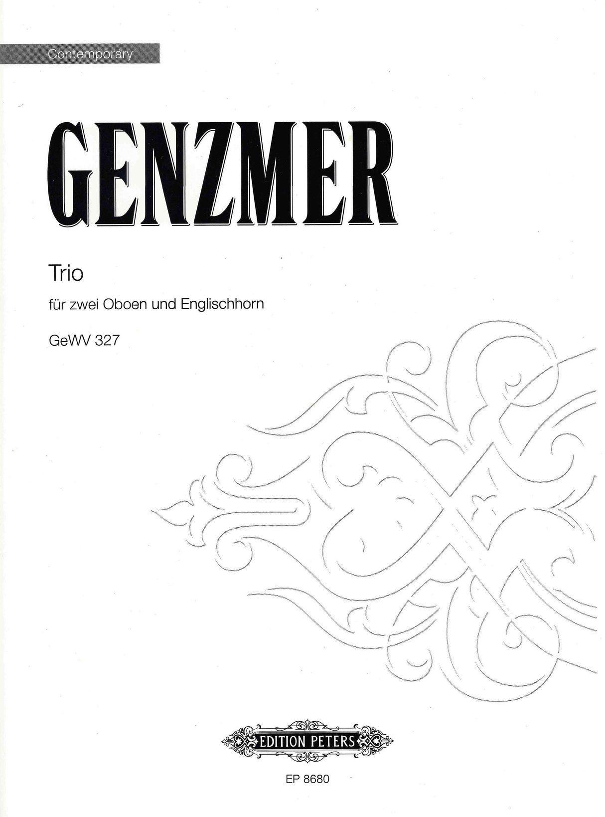 Genzmer: Trio for 2 Oboes & English Horn