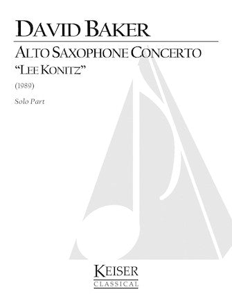 Baker: Alto Saxophone Concerto
