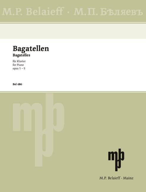 Silvestrov: Bagatelles, Opp. 1-5