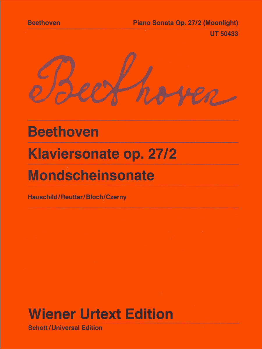 Beethoven: Piano Sonata No. 14 in C-sharp Minor, Op. 27, No. 2 ("Moonlight")