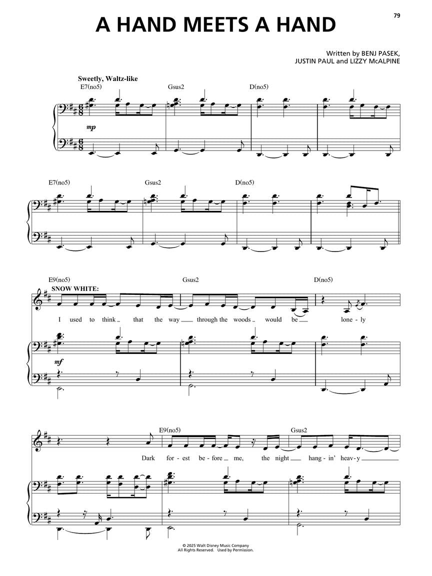 Disney's Snow White - Vocal Selections