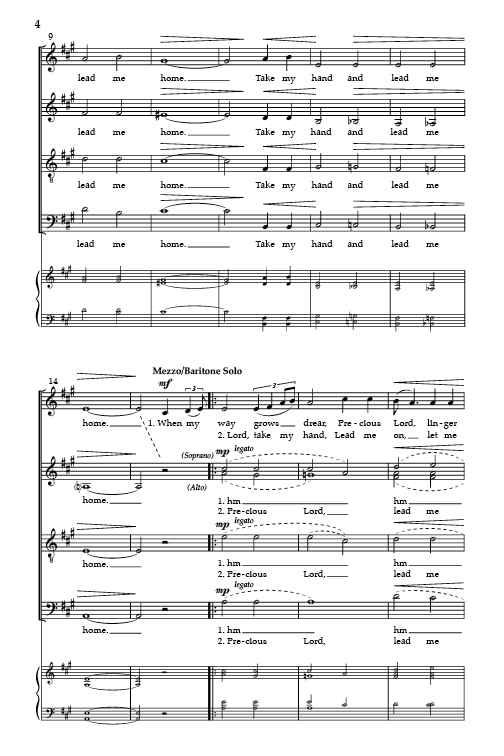 Precious Lord (arr. for SATB)