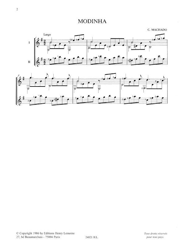 Machado: Modinhas brasileiras