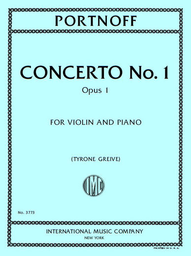 Portnoff: Student Concerto No. 1, Op. 1