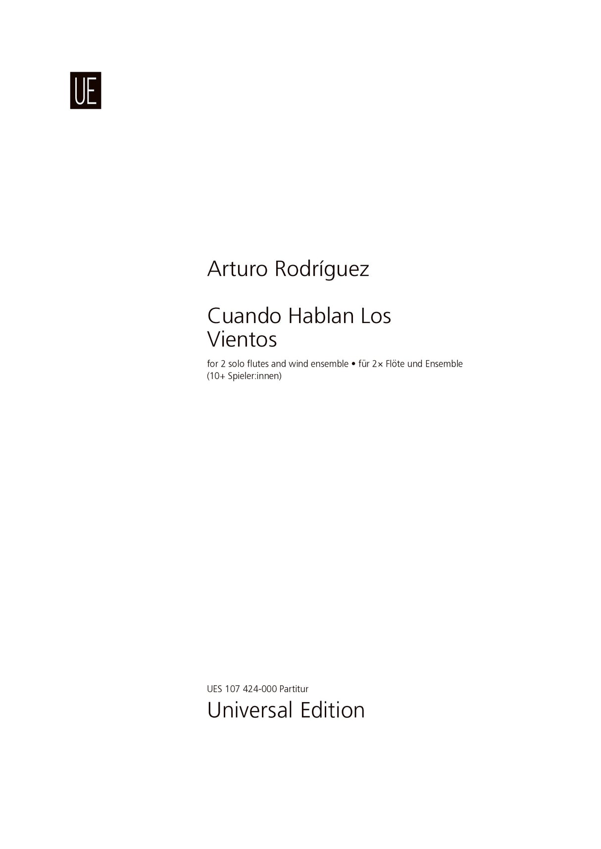 A. Rodríguez: Cuando Hablan Los Vientos
