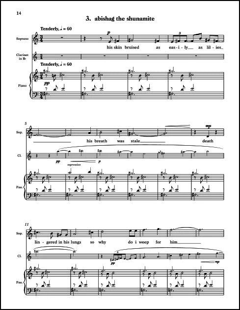 Lee III: Chavah's Daughters for Soprano, Clarinet & Piano