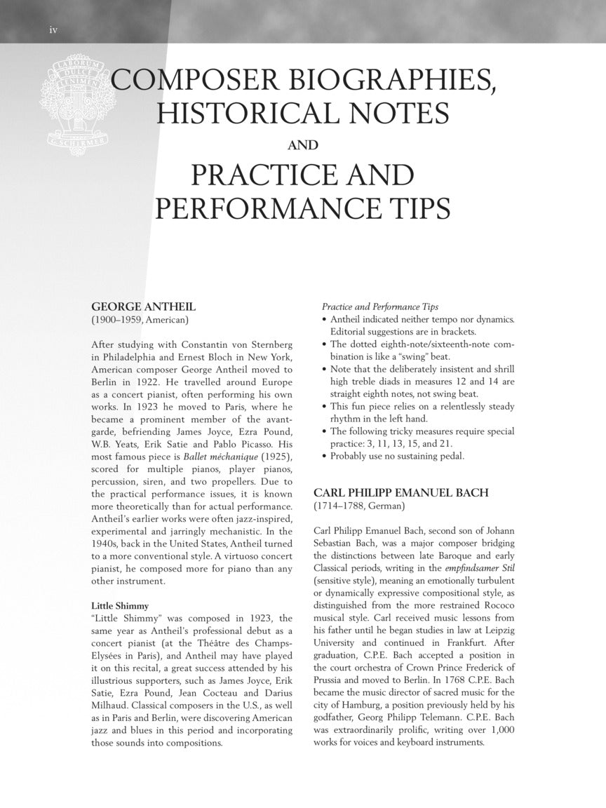 Baroque to Modern: Intermediate Level