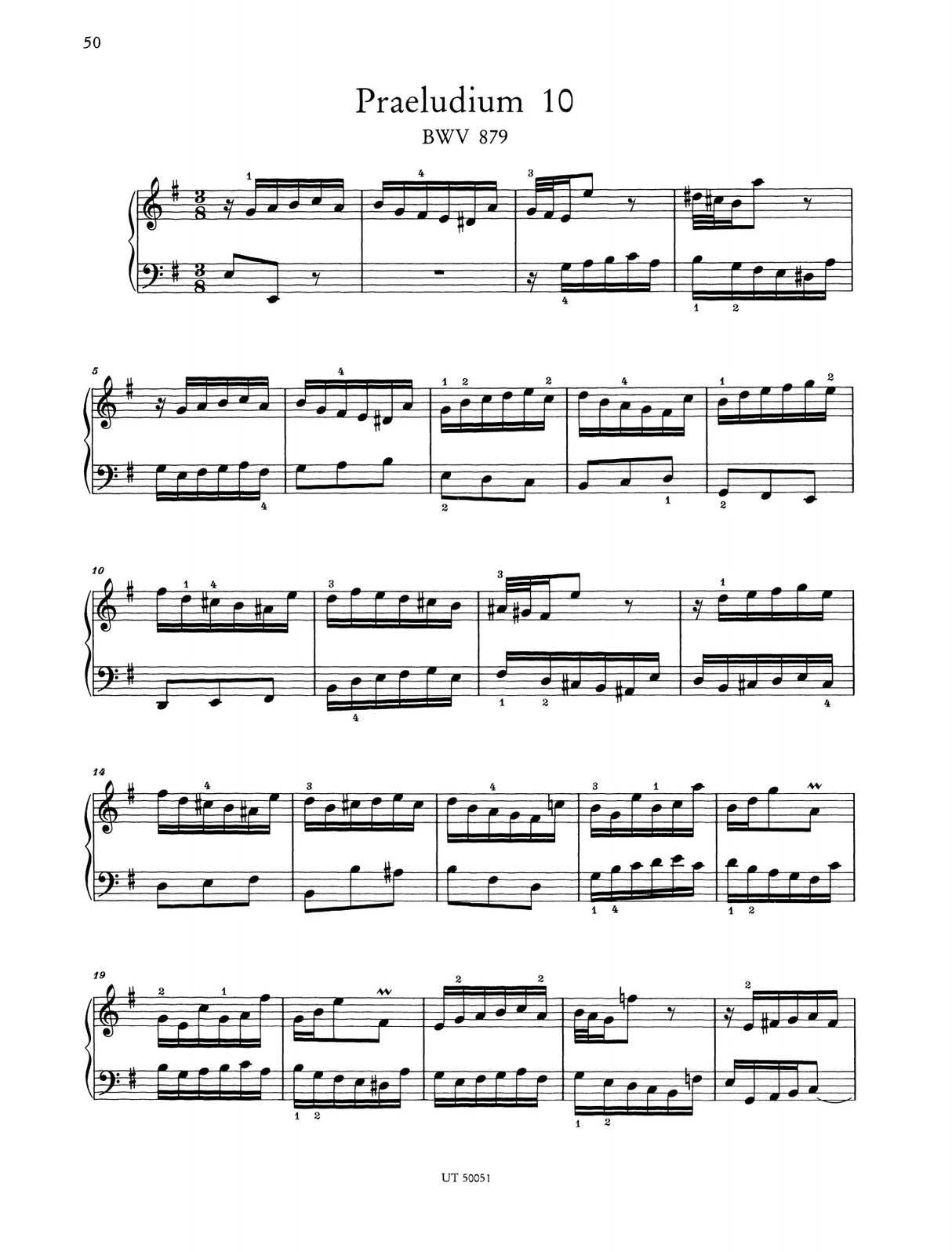 Bach: The Well-Tempered Clavier - Book 2, BWV 870-893