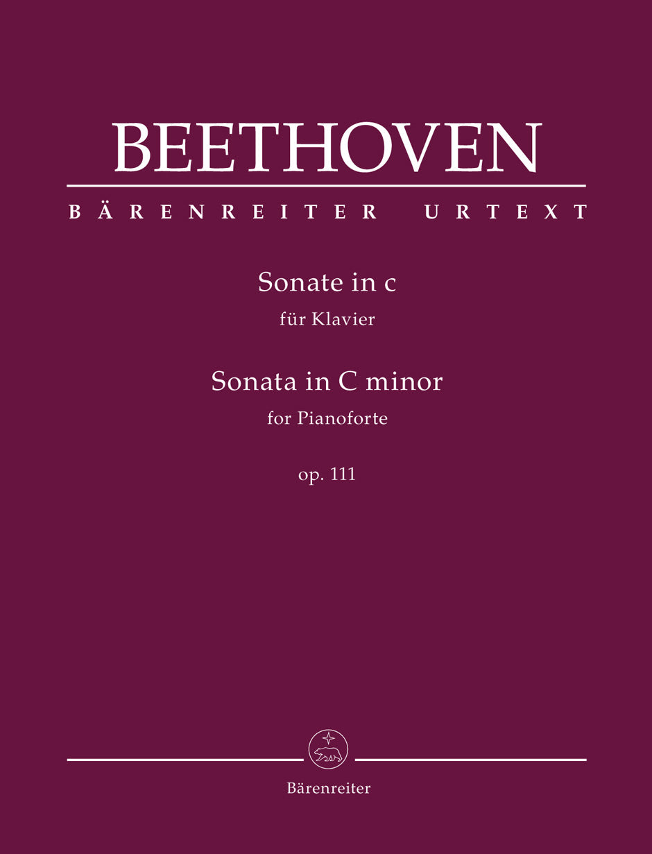 Beethoven: Piano Sonata No. 32 in C Minor, Op. 111