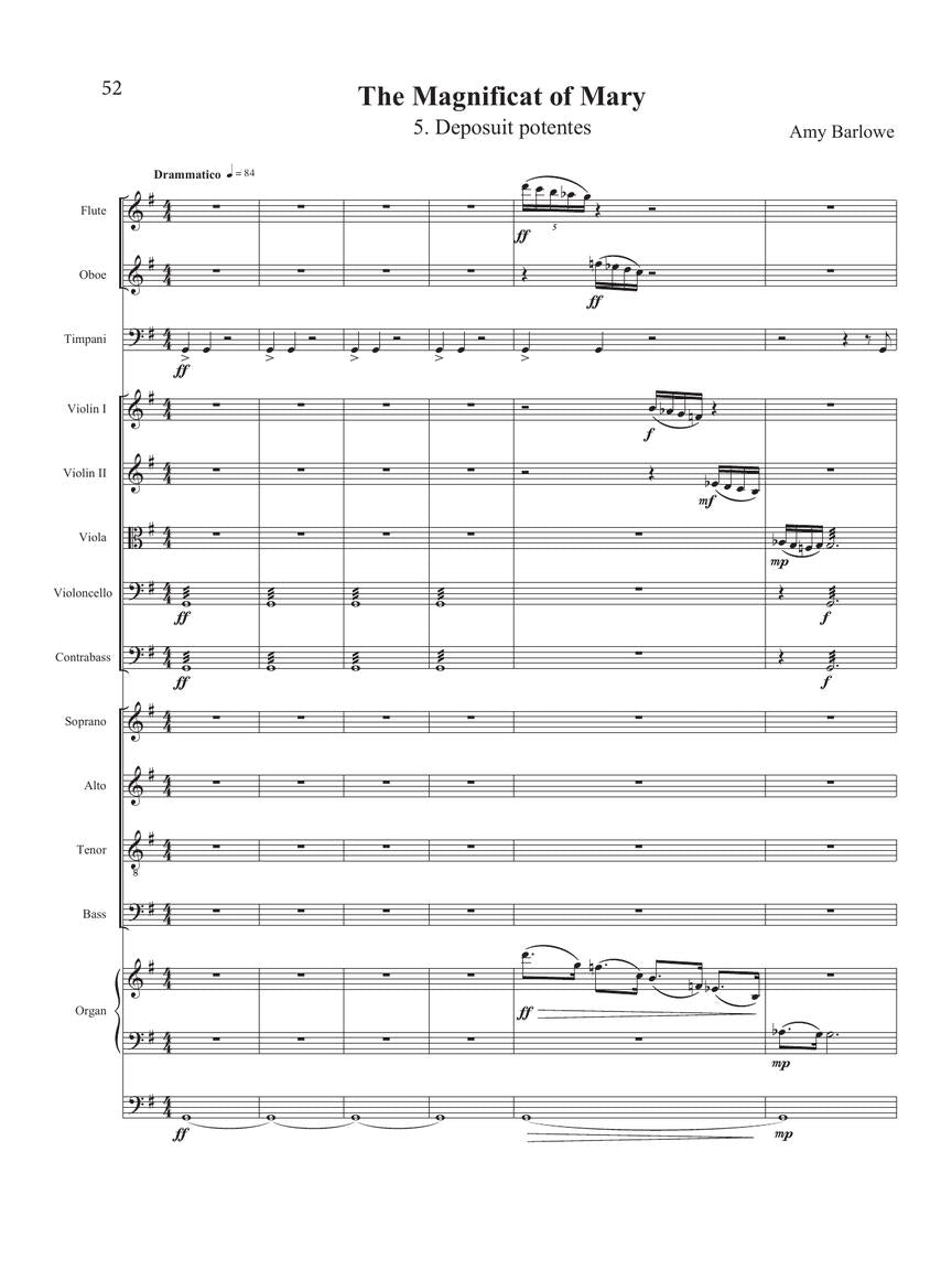 Barlowe: The Magnificat of Mary
