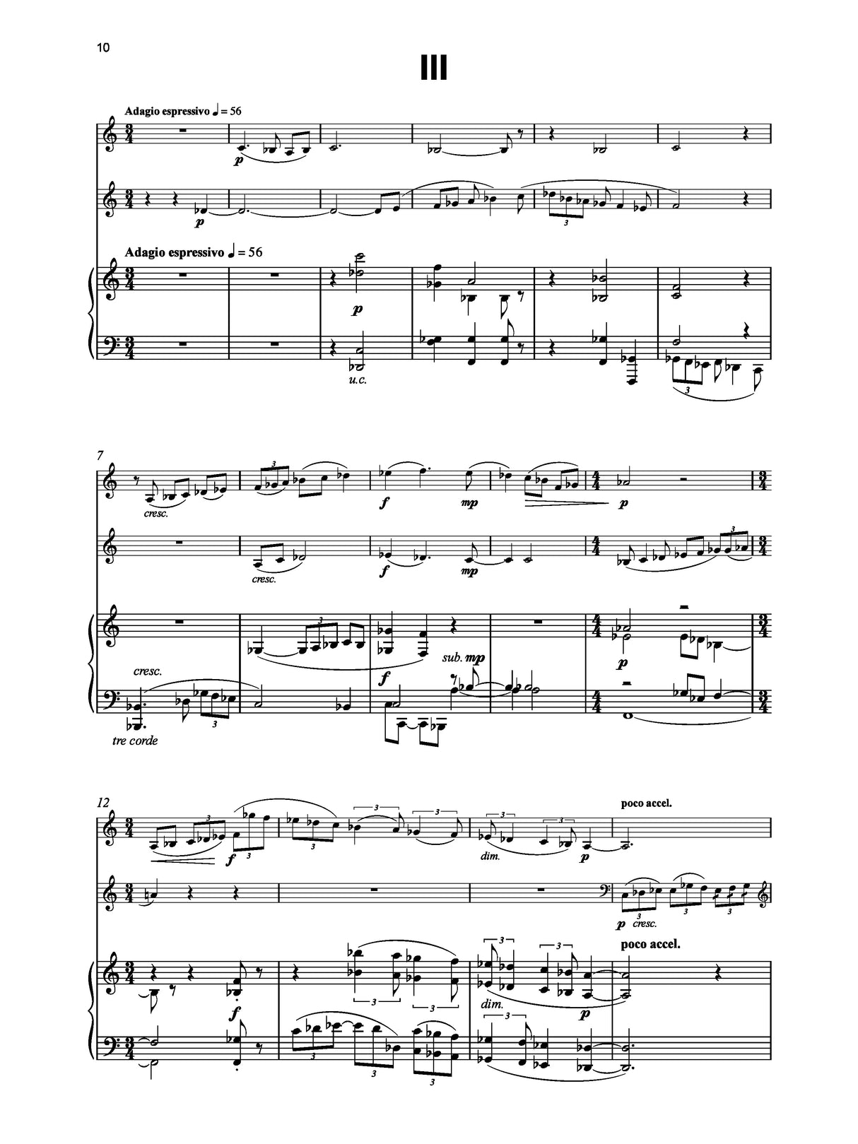 Van de Vate: Trio for Alto Flute, Horn, and Piano