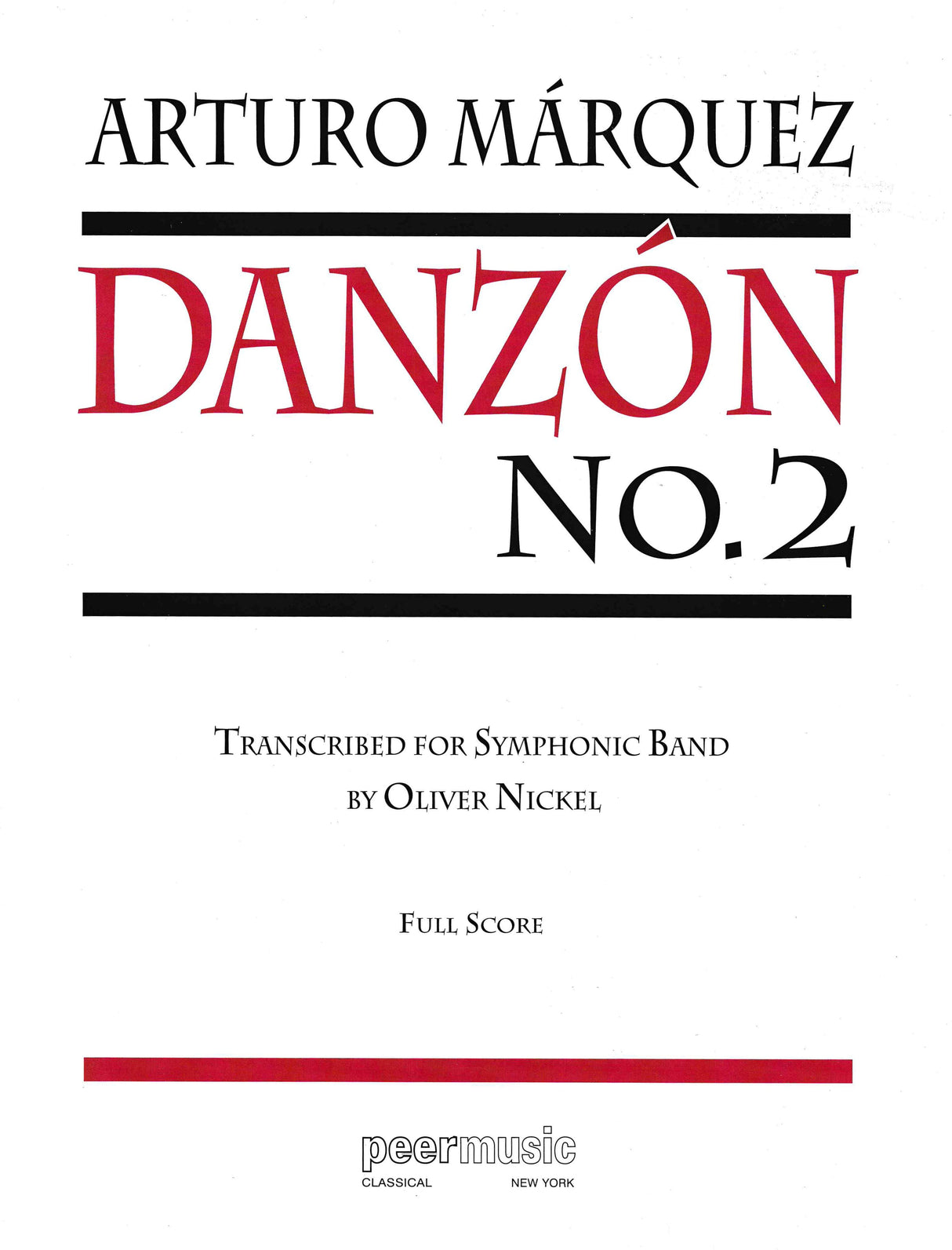 Márquez: Danzón No. 2 (arr. for symphonic band)