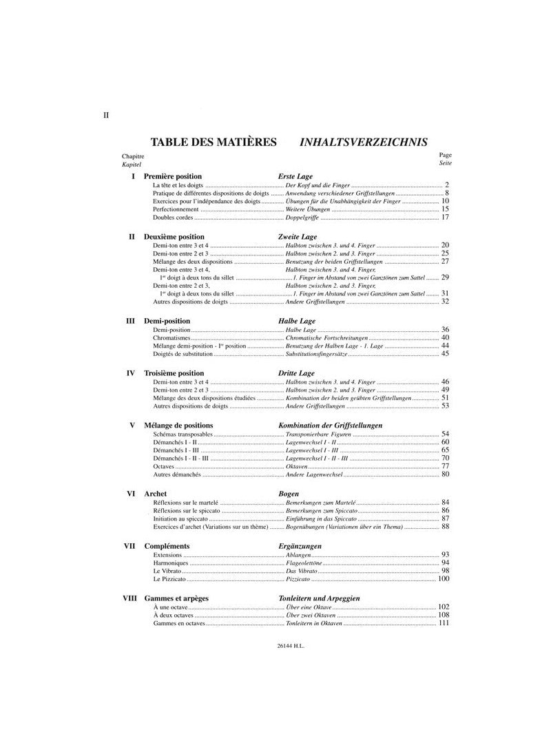 Méthode de violon - Volume 2