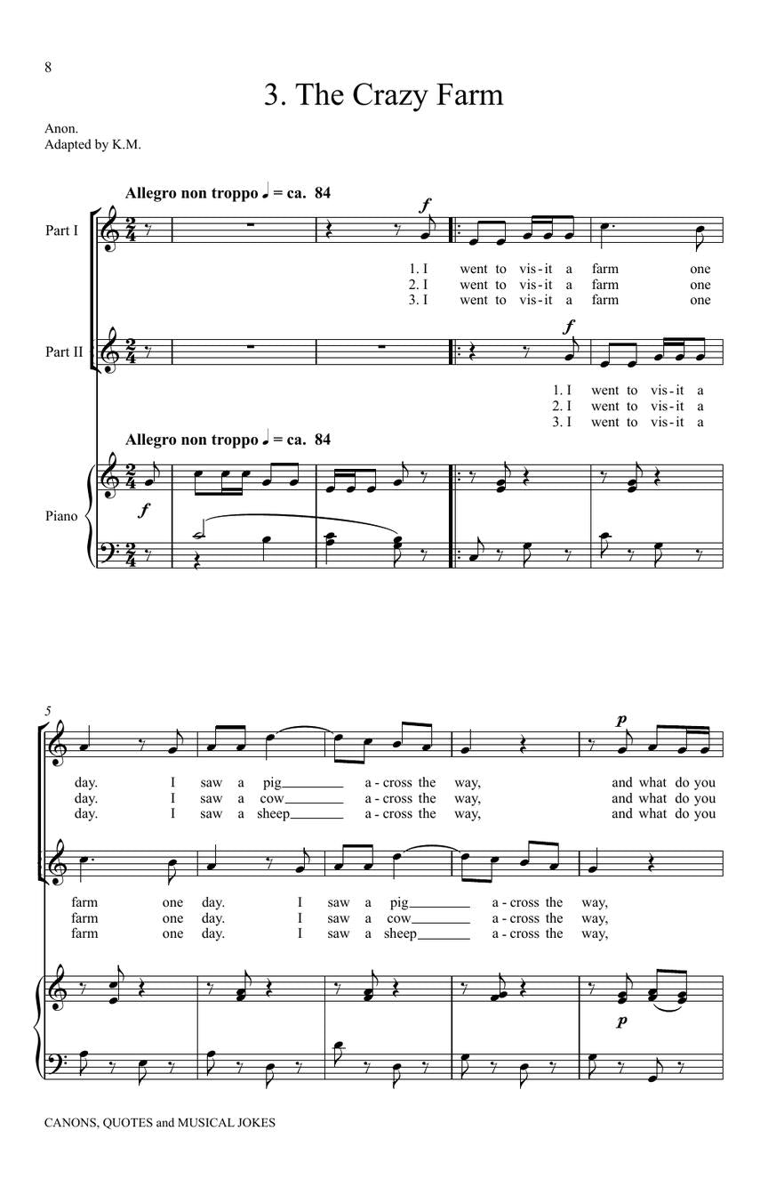 Mechem: Canons, Quotes and Musical Jokes