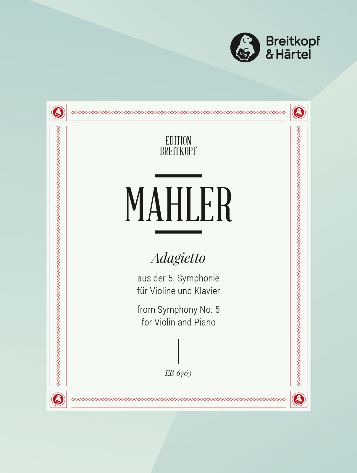 Mahler: Adagietto from Symphony No. 5 (arr. for violin & piano)