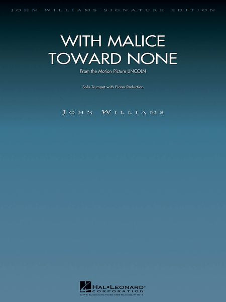 Williams: With Malice Toward None (from Lincoln)