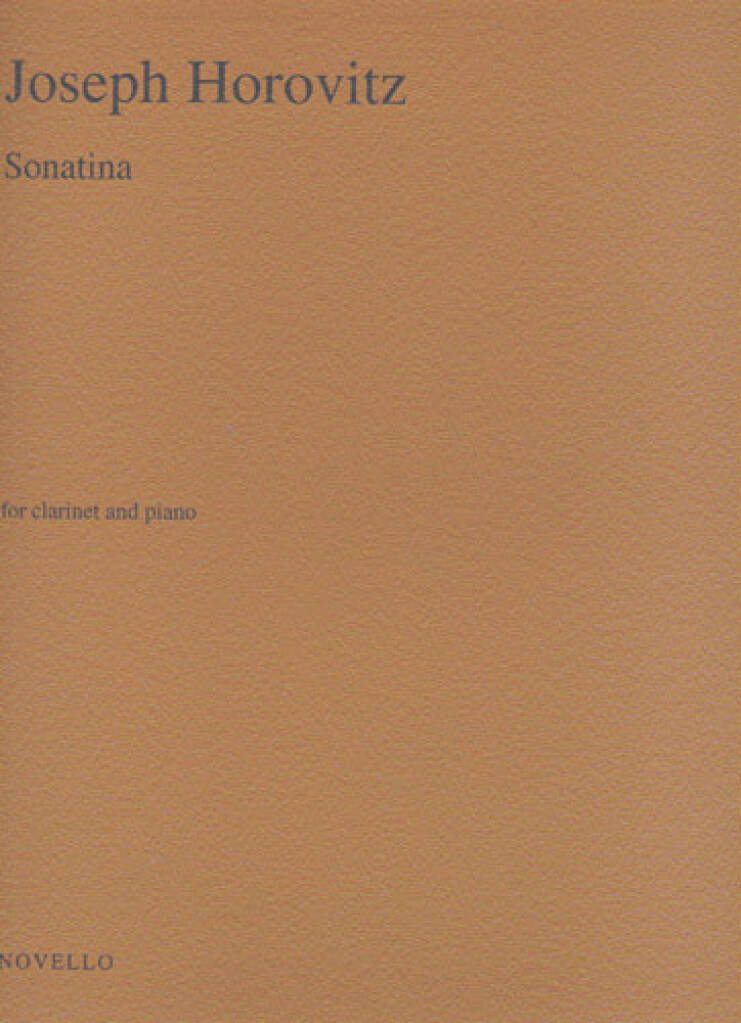 Horovitz: Sonatina for Clarinet and Piano
