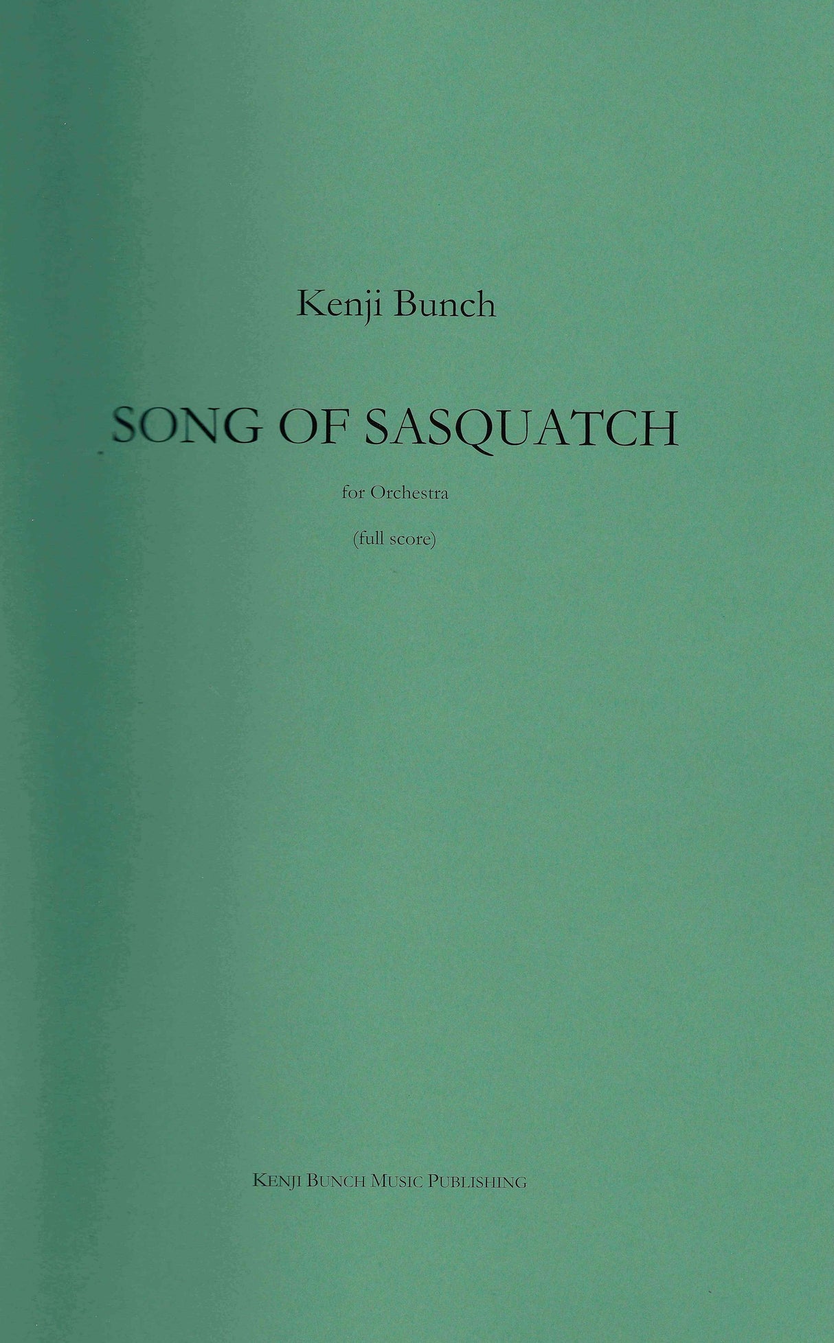 Bunch: Song of Sasquatch