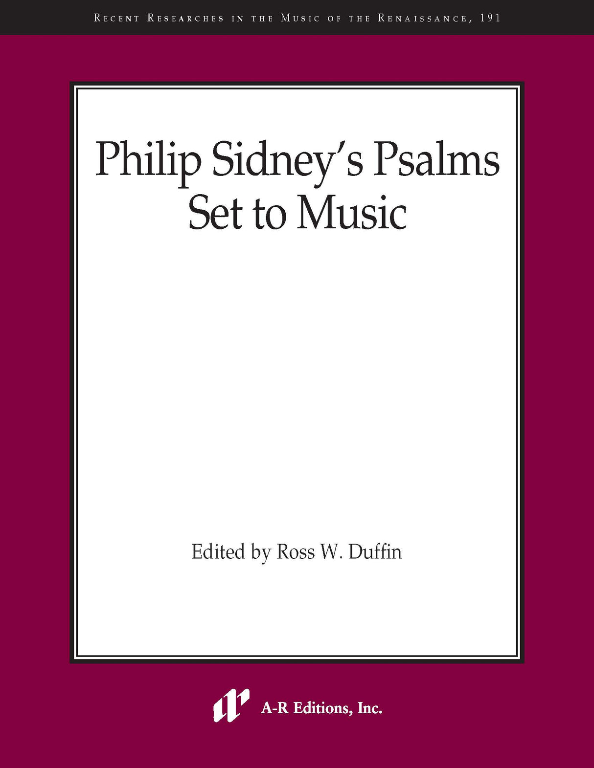 Philip Sidney's Psalms Set to Music
